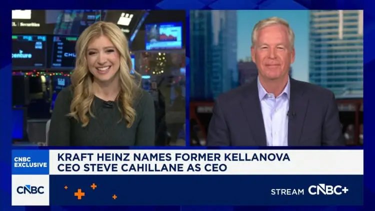 Kraft Heinz taps Steve Cahillane as CEO ahead of breakup The planned separation at Kraft Heinz is 039very exciting039 says incoming CEO Steve Cahillane