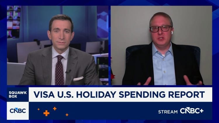 Visa says holiday spending rose 42 via AI tech and apparel growth